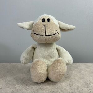 Kinder Cream Lamb Sheep Plush Stuffed Animal Toy Off White Light Tan Ferrero